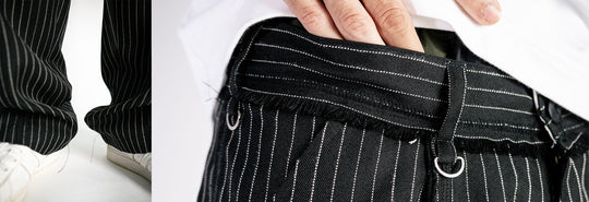 FBTP - CLASSIC RAW PANTS BLACK STRIPE