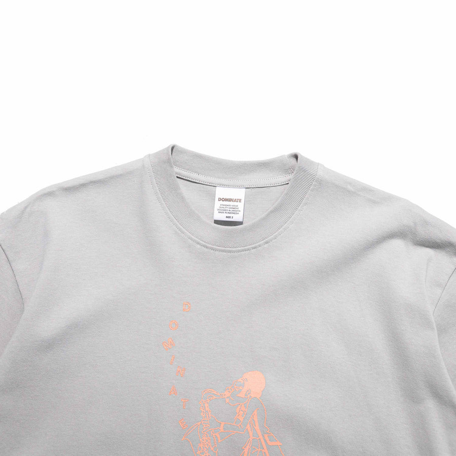 GROOVE TEE CONCRETE GREY