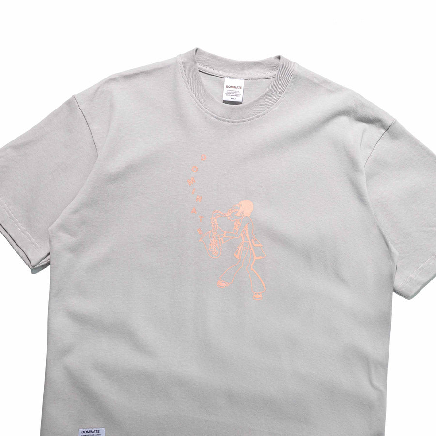 GROOVE TEE CONCRETE GREY
