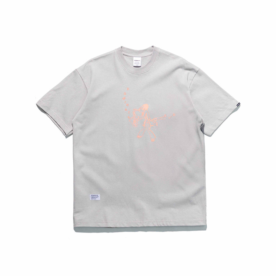 GROOVE TEE CONCRETE GREY