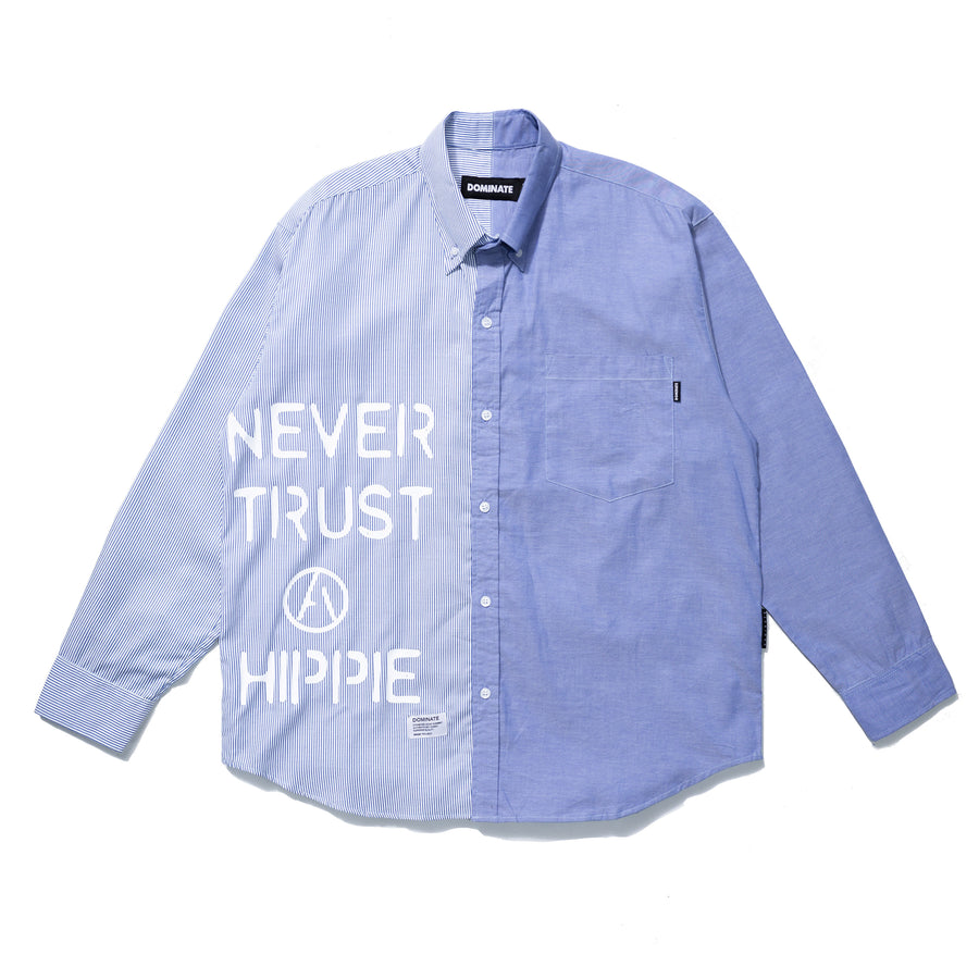 2 TONE LONG SLEEVE SHIRT