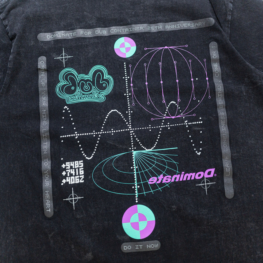 DUB CONTAINER WASHED TEE BLACK