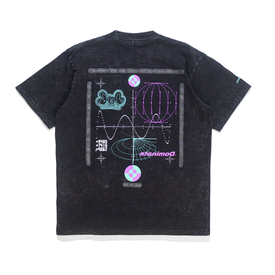 DUB CONTAINER WASHED TEE BLACK