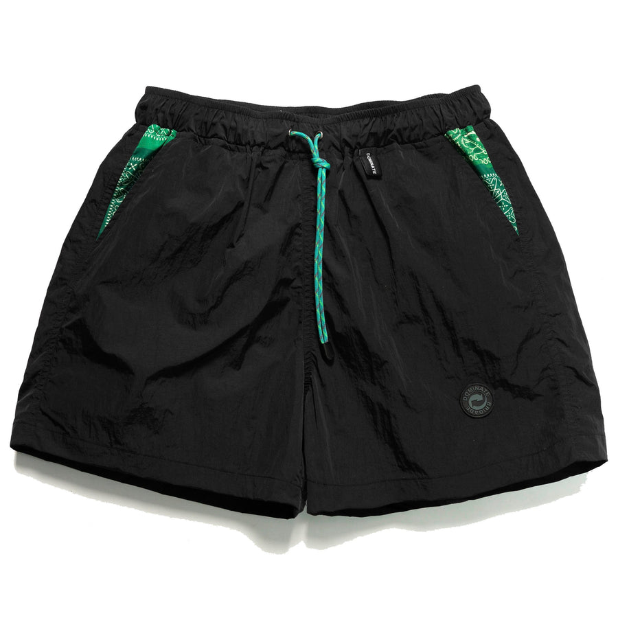 BASIC SHORT BLACK POCKET GREEN