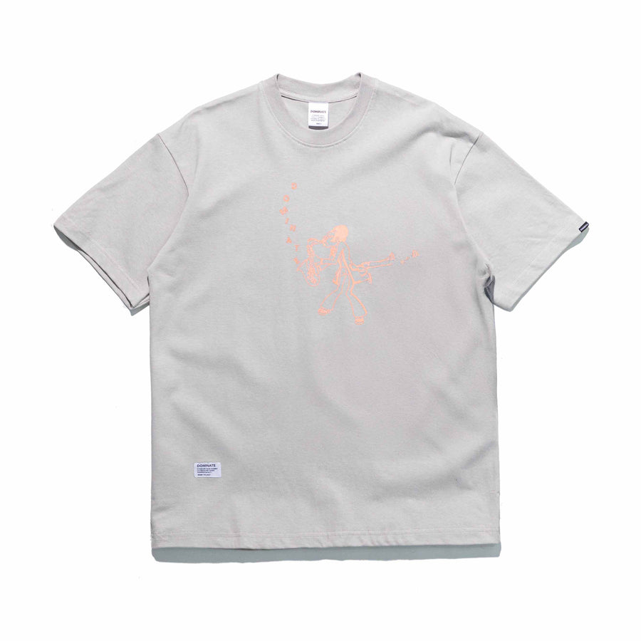 GROOVE TEE CONCRETE GREY