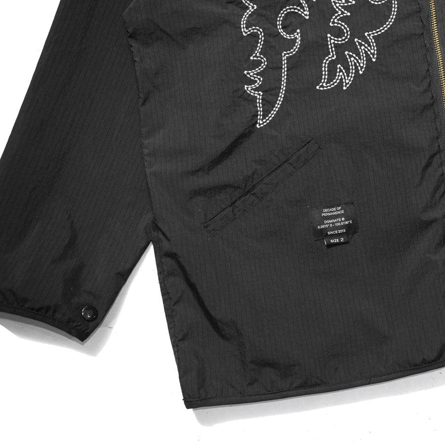 REVERSIBLE LINER JACKET OLIVE/BLACK