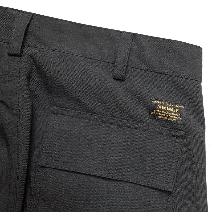 TRASH FATIGUE PANTS 25 BLACK