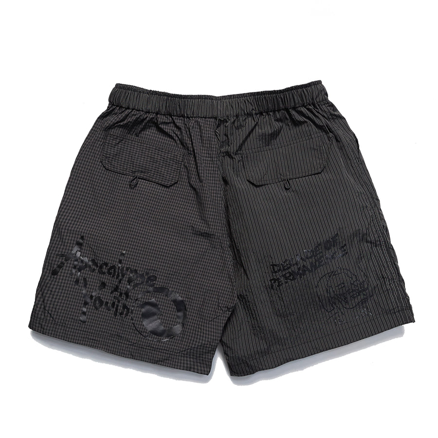 TRASH SHORT 25 MIXED PLAID