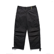 DECADE WIDE CARGO PANTS BLACK