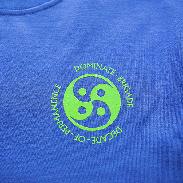 GLOBE TEE BLUE