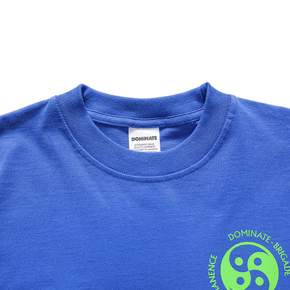 GLOBE TEE BLUE