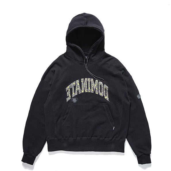 DECADE REVERSE ARC LEOPARD HOODIE BLACK