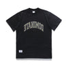 REVERSE ARC LEOPARD TEE BLACK