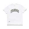 REVERSE ARC LEOPARD TEE WHITE