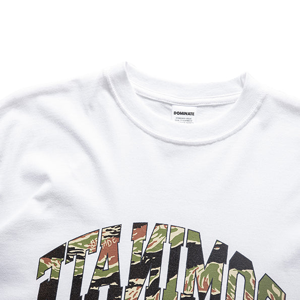 REVERSE ARC TADPOLE TEE WHITE