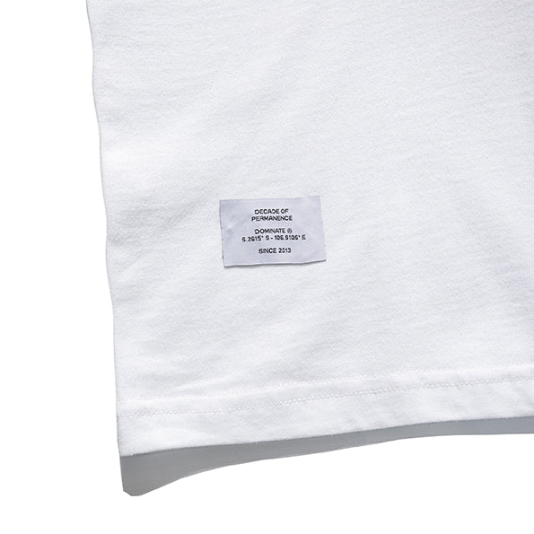 REVERSE ARC TADPOLE TEE WHITE