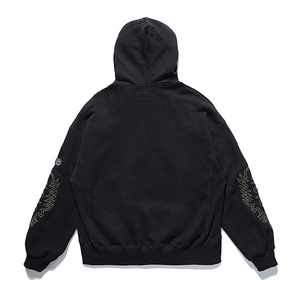 DOUBLE ZIP WESTERN HOODIE
